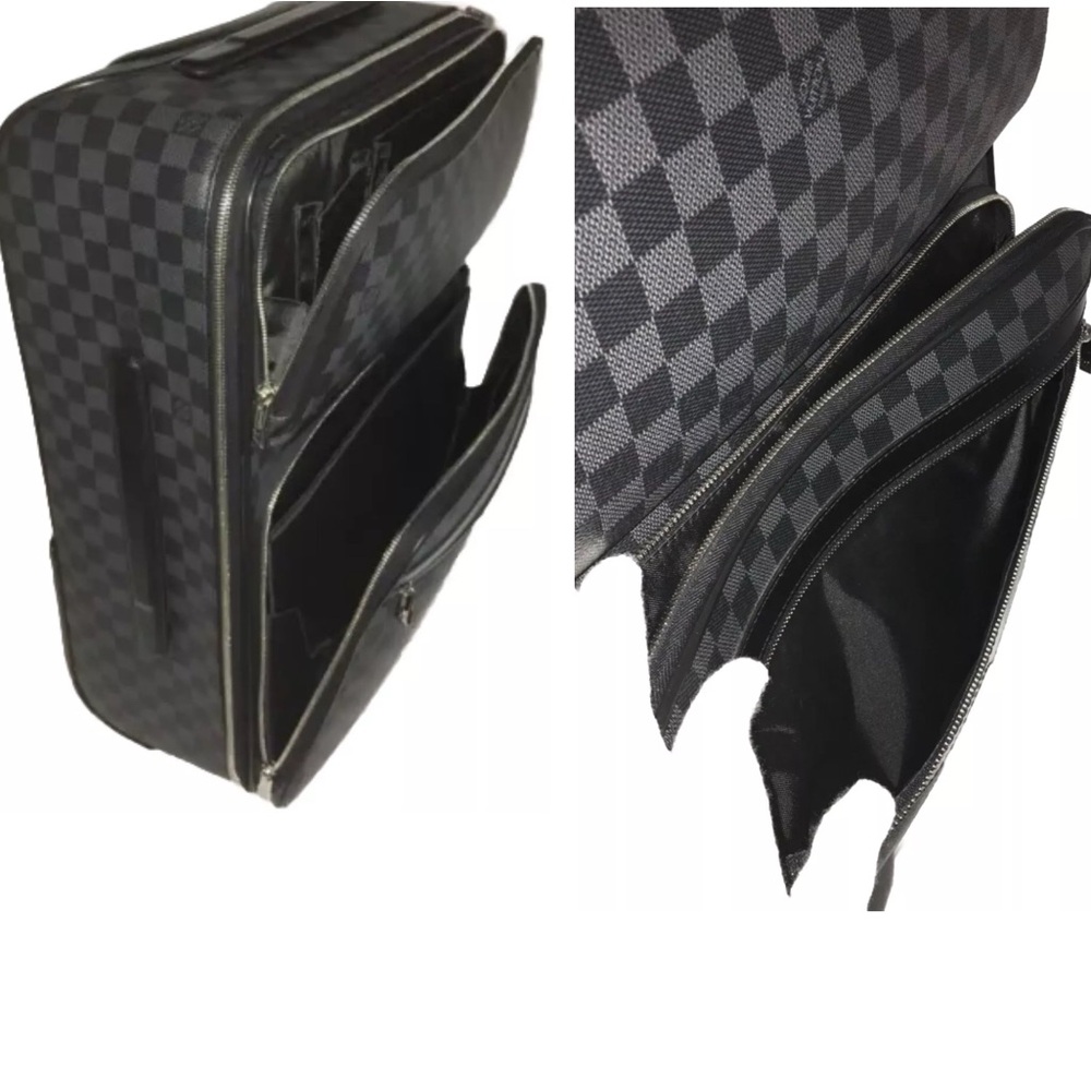 Louis Vuitton Pegase 55 w/ Dustbag UEC Business Suitcase Graphite 💎 - Picture 9 of 13